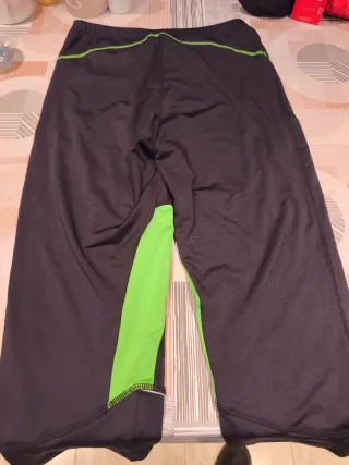 Pantalón Ciclismo Negro/Verde