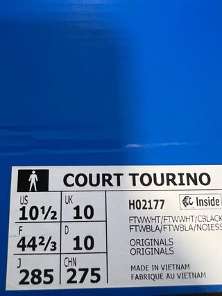 Adidas Court Tourino Blancas