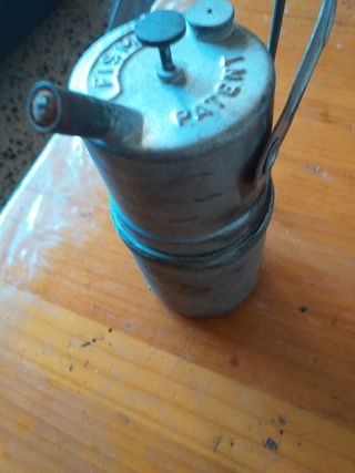 Lampara de carburo antigua