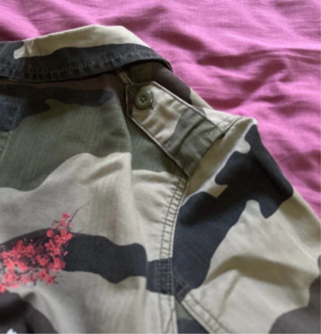 Chaqueta militar camuflaje mujer