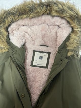 Abrigo niña El Corte Inglés verde