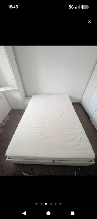 Canapé abatible + Colchón Ikea 140x200cm