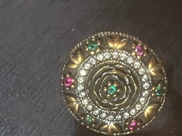 Anello vintage argento 925 floreale