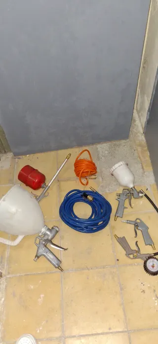 Compresor de aire con pistola