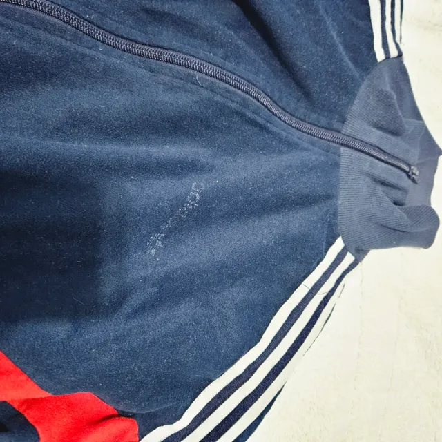 Chaqueta Adidas Vintage Azul y Roja