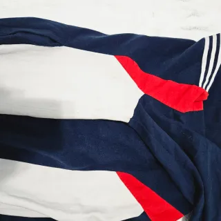 Chaqueta Adidas Vintage Azul y Roja