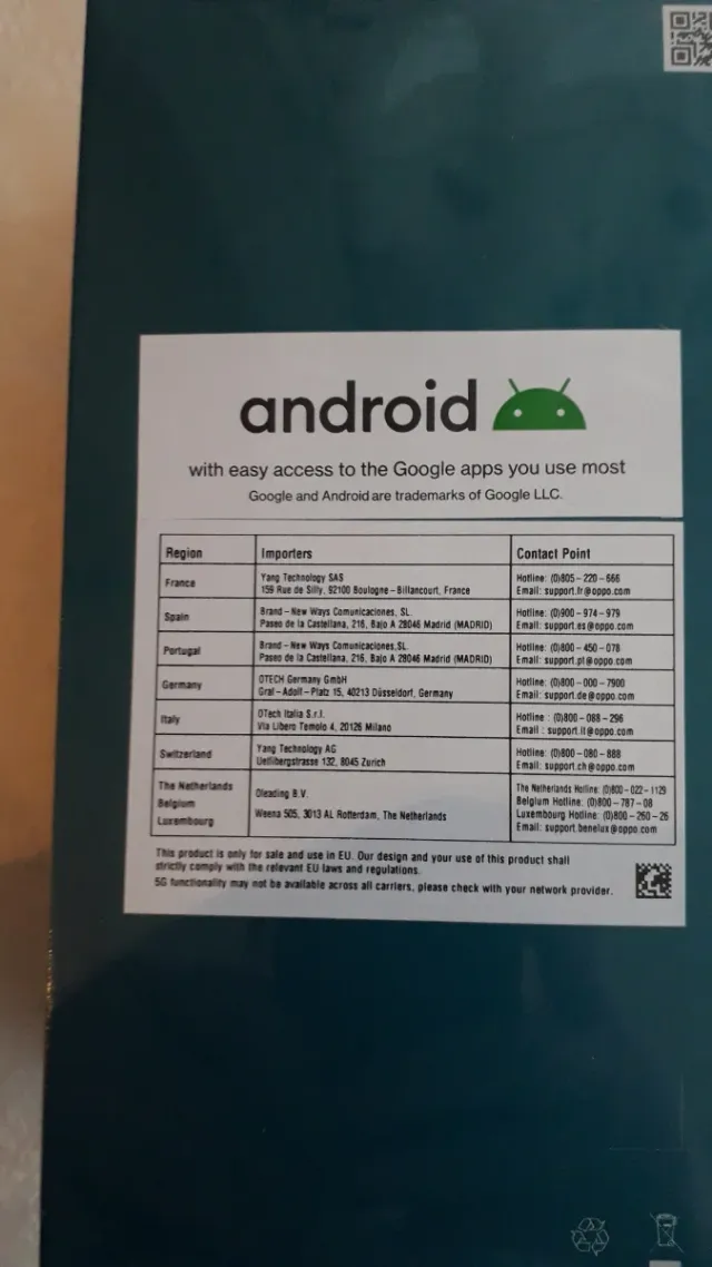 Oppo Reno4 Z 5G da 128/8 GB RAM