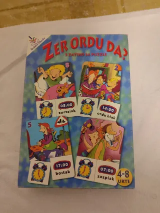 2 Puzzles Infantiles en Euskera:Olentzero y Horas