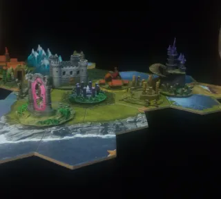 Escenografía Mage Knight pintada