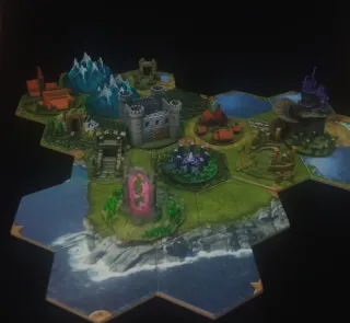 Escenografía Mage Knight pintada