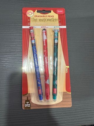 Set 3 penne cancellabili Legami The Nutcracker