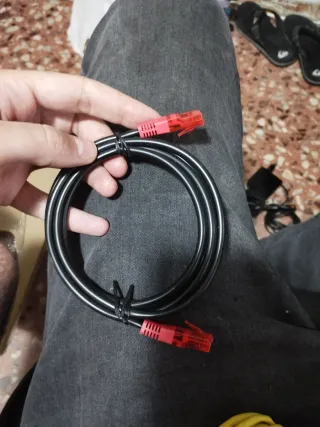 Cable de Red Ethernet RJ45 Rojo