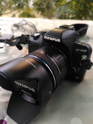 Cámara Olympus E-450 Negra
