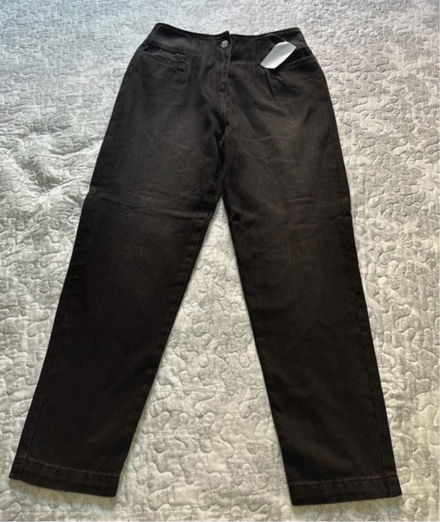 Vaqueros mujer negros