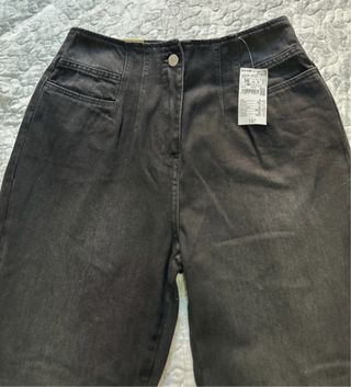 Vaqueros mujer negros