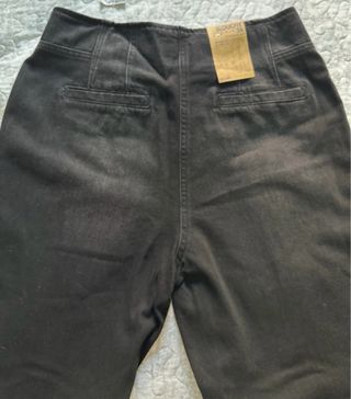 Vaqueros mujer negros