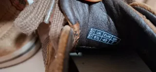 Zapatillas Geox Piel Marrón y Beige