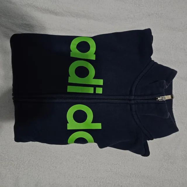 Chaqueta Adidas azul con rayas