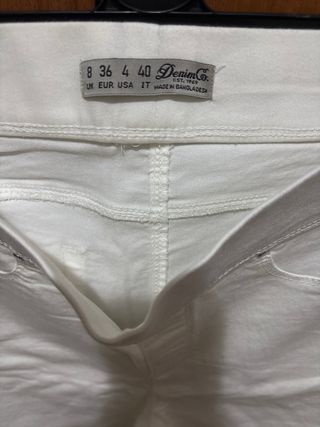 Pantalón blanco mujer