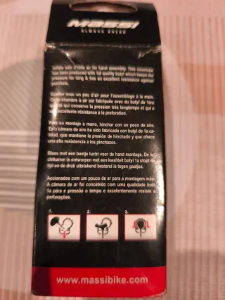 Cámara de aire para bicicleta Massi