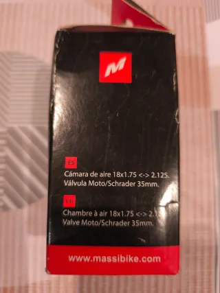 Cámara de aire para bicicleta Massi