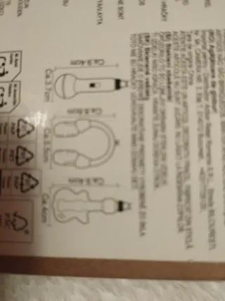 Adornos Navidad Cristal Soplado Guitarra Micrófono