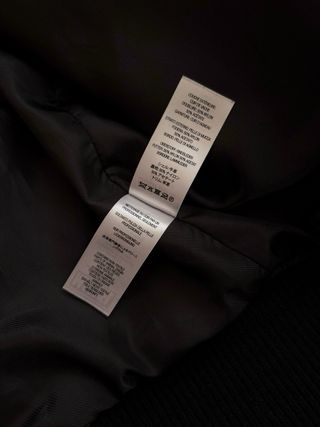 Chaqueta Supreme Cuero Varsity Negra