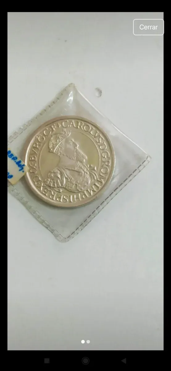 5 ecus plata Bélgica 1987