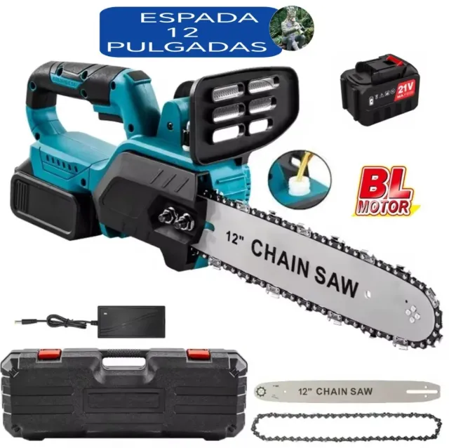 Motosega a Batteria Ricaricabile 12 Pollici