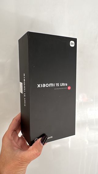 Caja Xiaomi 15 Ultra Silver 512 GB