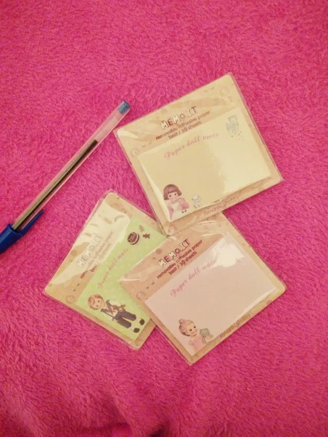 Memo It Paper Doll Mate Blocco Note Adesivo