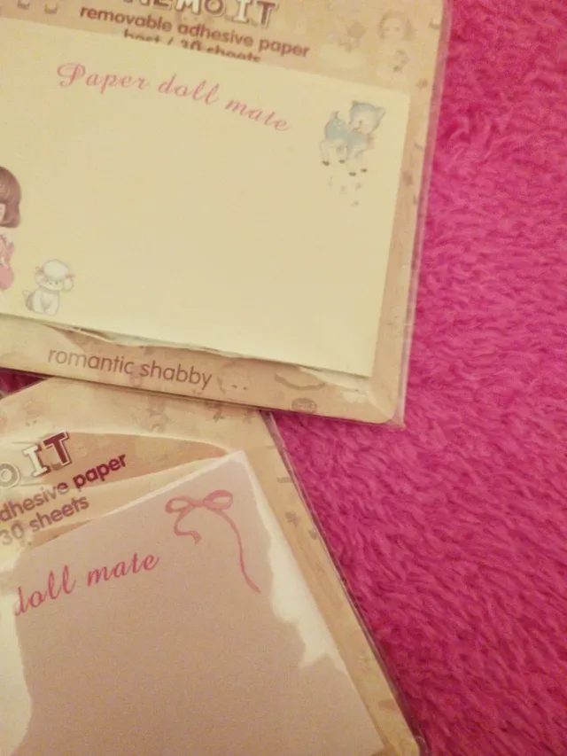 Memo It Paper Doll Mate Blocco Note Adesivo