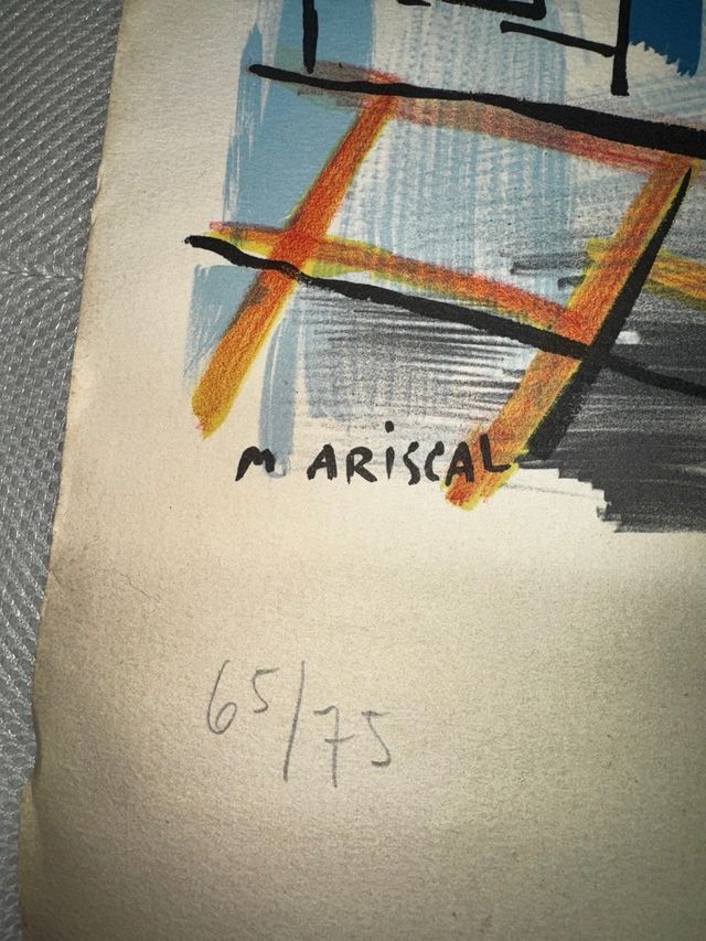 Litografia originale di Javier Mariscal del 1985