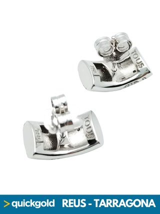 040-04-00558 PENDIENTES ORO BLANCO 18k TIPO TOUS