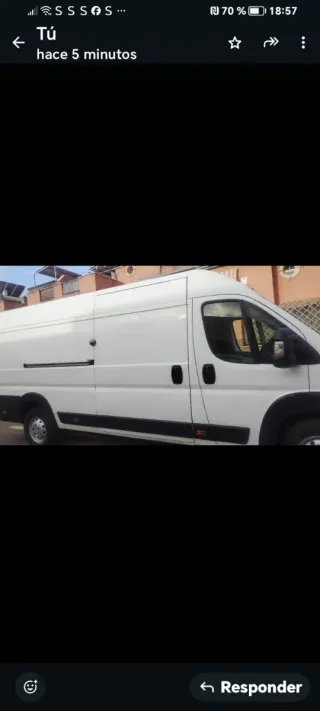 Alquiler de furgonetas se alquila, para mudanza