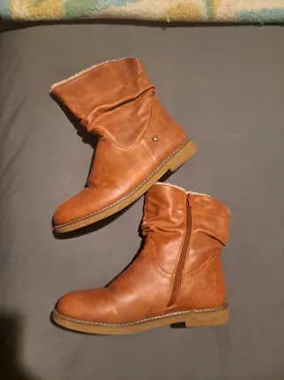 Botines camel con forro interior