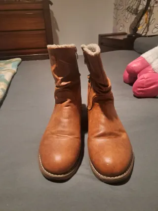 Botines camel con forro interior