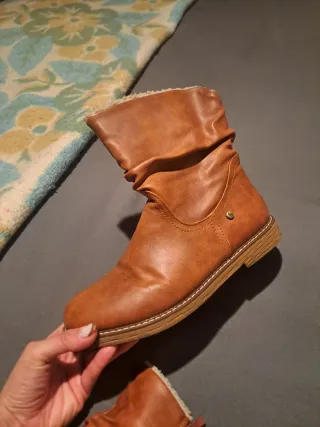 Botines camel con forro interior