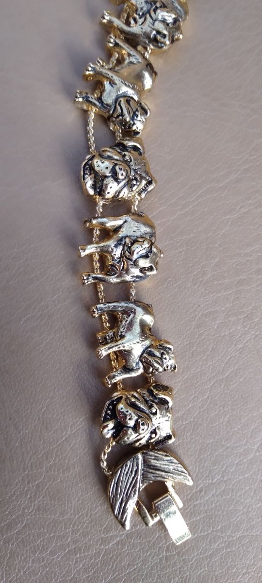 Lotto 6 braccialetti vintage bulldog