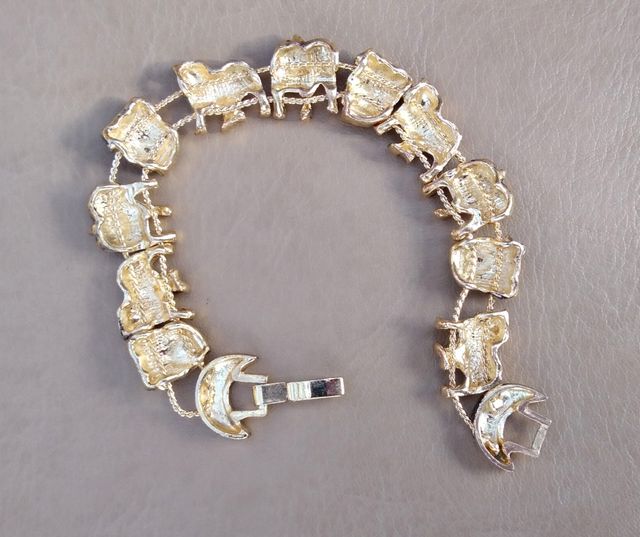 Lotto 6 braccialetti vintage bulldog