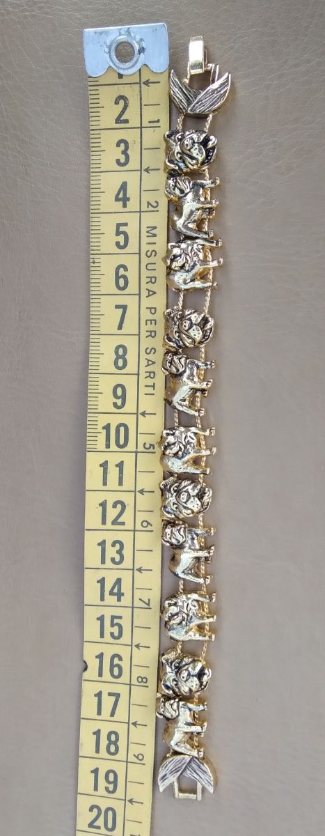 Lotto 6 braccialetti vintage bulldog