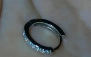 Pendientes Aro Plata con Circonitas