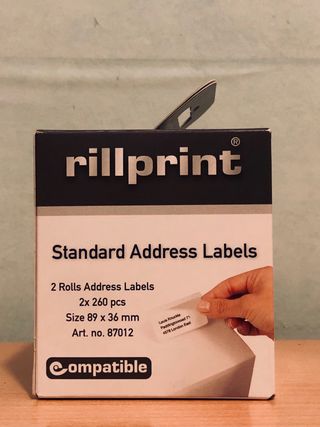 Etichette Rillprint Standard 2 Rotoli