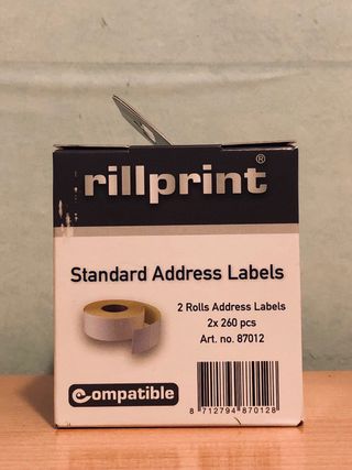 Etichette Rillprint Standard 2 Rotoli