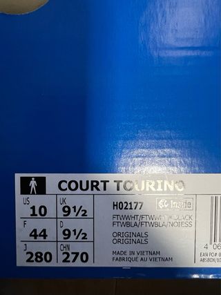 Adidas Court Tourino Blancas