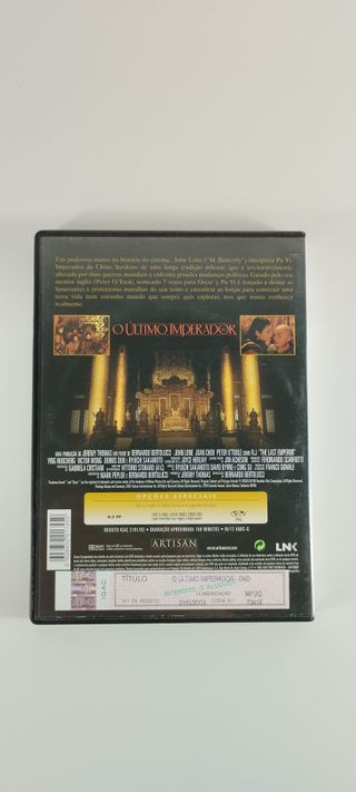 DVD O Último Imperador - Bernardo Bertolucci
