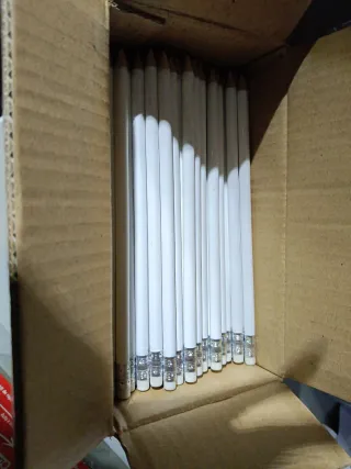 Lápices Blancos con Goma