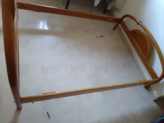 Cama matrimonio madera 1.35m