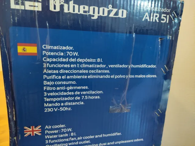 Climatizador Orbegozo AIR 51