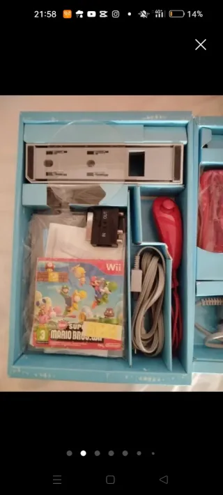 Nintendo Wii Roja 25 Aniversario Completa
